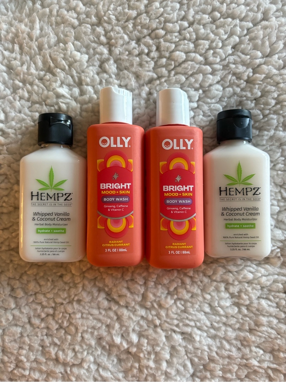 Hempz & Olly Travel Size Bundle
